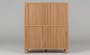 Jael 4 Door Cabinet with Flapdoors 0.8m  - White - 7