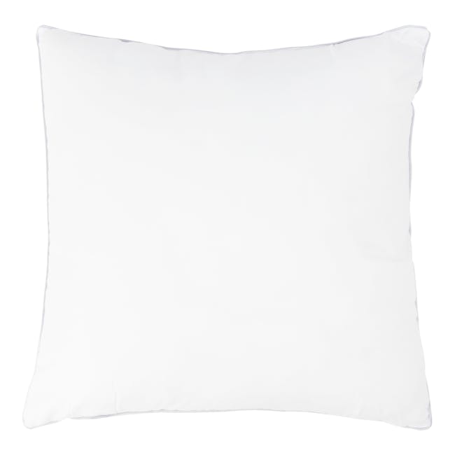 Elly Knitted Cushion with Tassels - Off White - 6