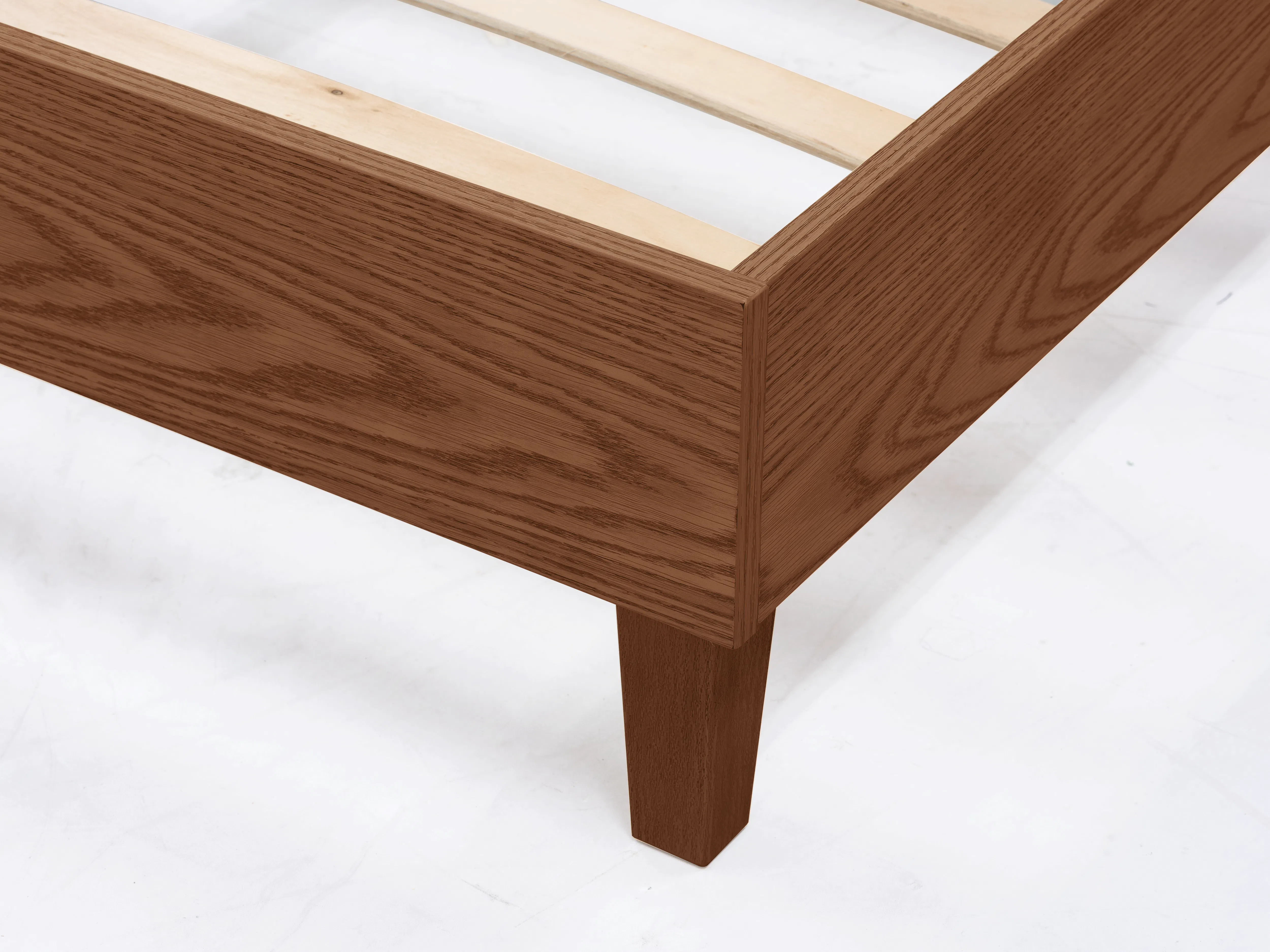 Landon King Bed With 2 Kyoto Top Drawer Bedside Table In Walnut