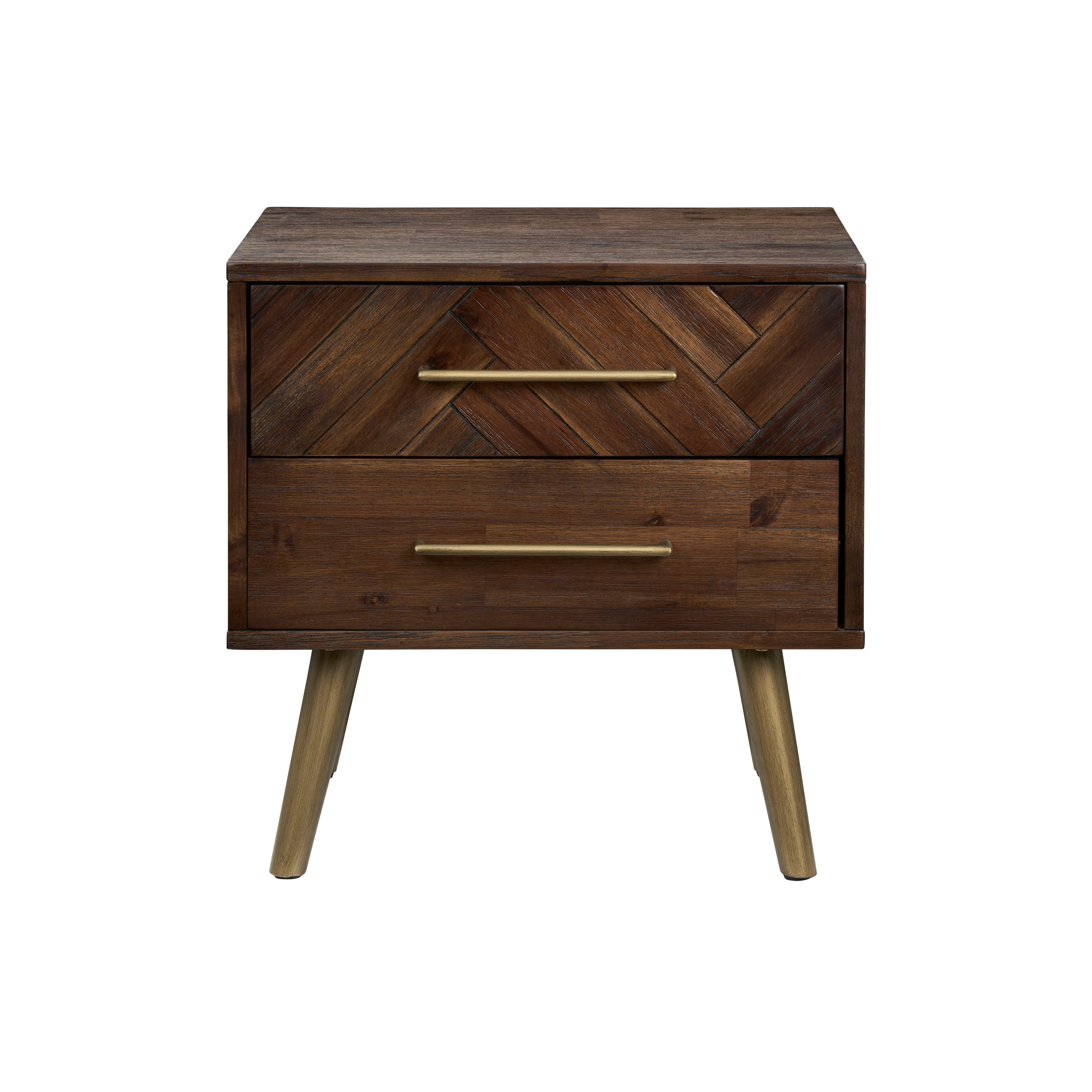 Cadencia Twin Drawer Bedside Table