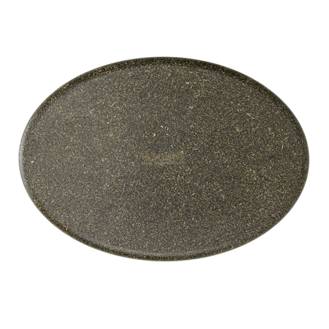 Sonite Husk Oval Tray - Charcoal - 2