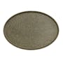 Sonite Husk Oval Tray - Charcoal - 1