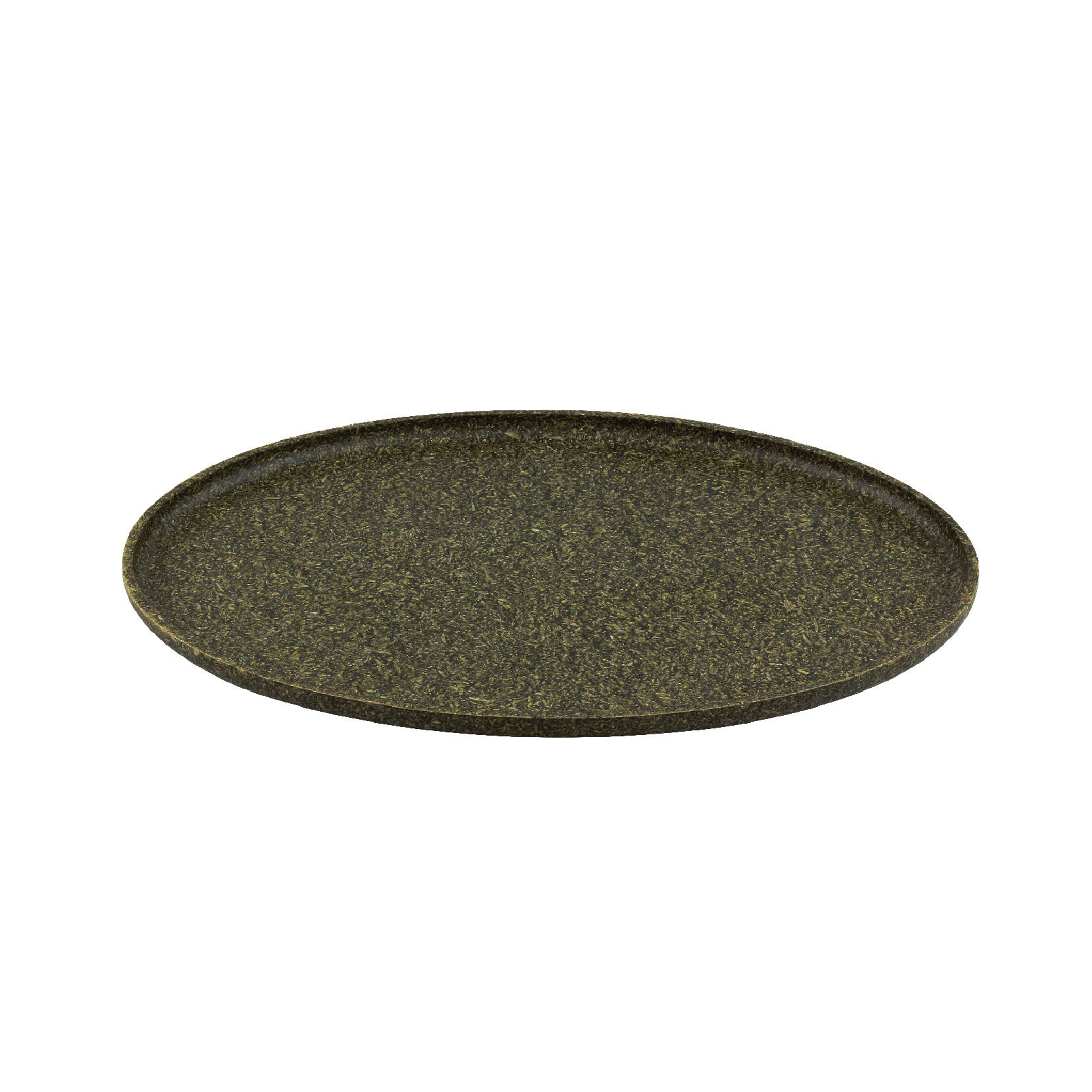 Sonite Husk Oval Tray - Charcoal
