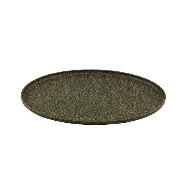 Sonite Husk Oval Tray - Charcoal - 0