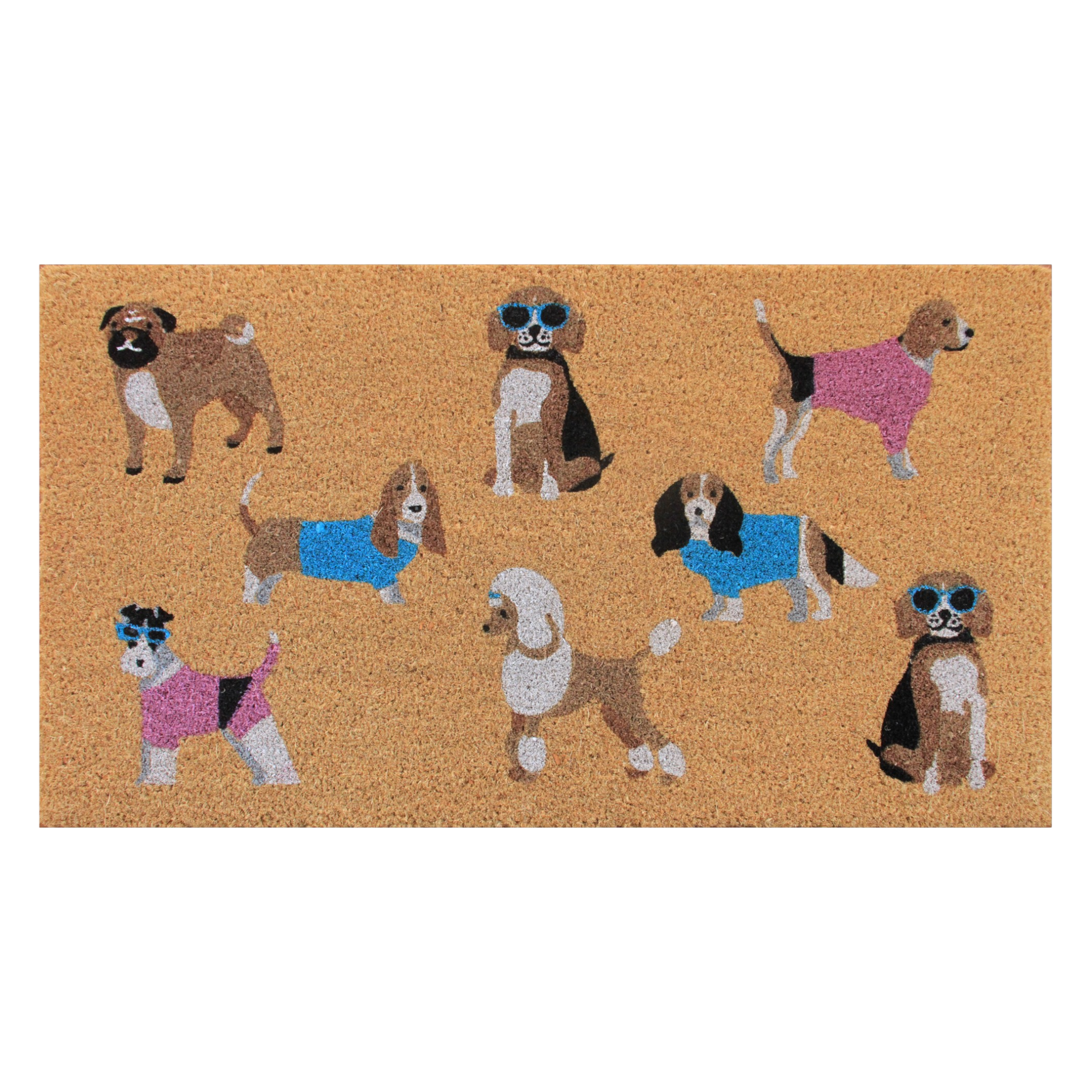 Furry Fashionistas Coir Door Mat