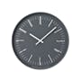 Draw Wall Clock (Flat) -Black - 0