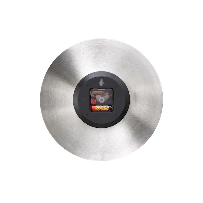 Steely Round Stainless Steel Wall Clock - 4