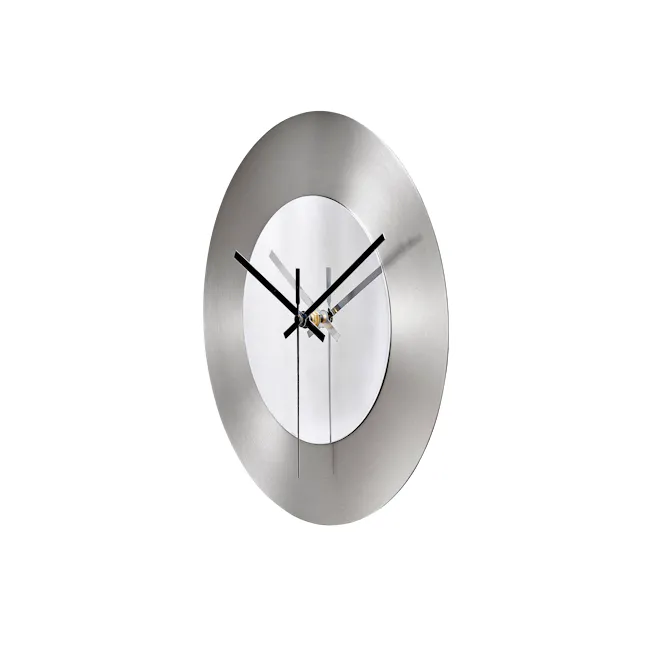 Steely Round Stainless Steel Wall Clock - 5