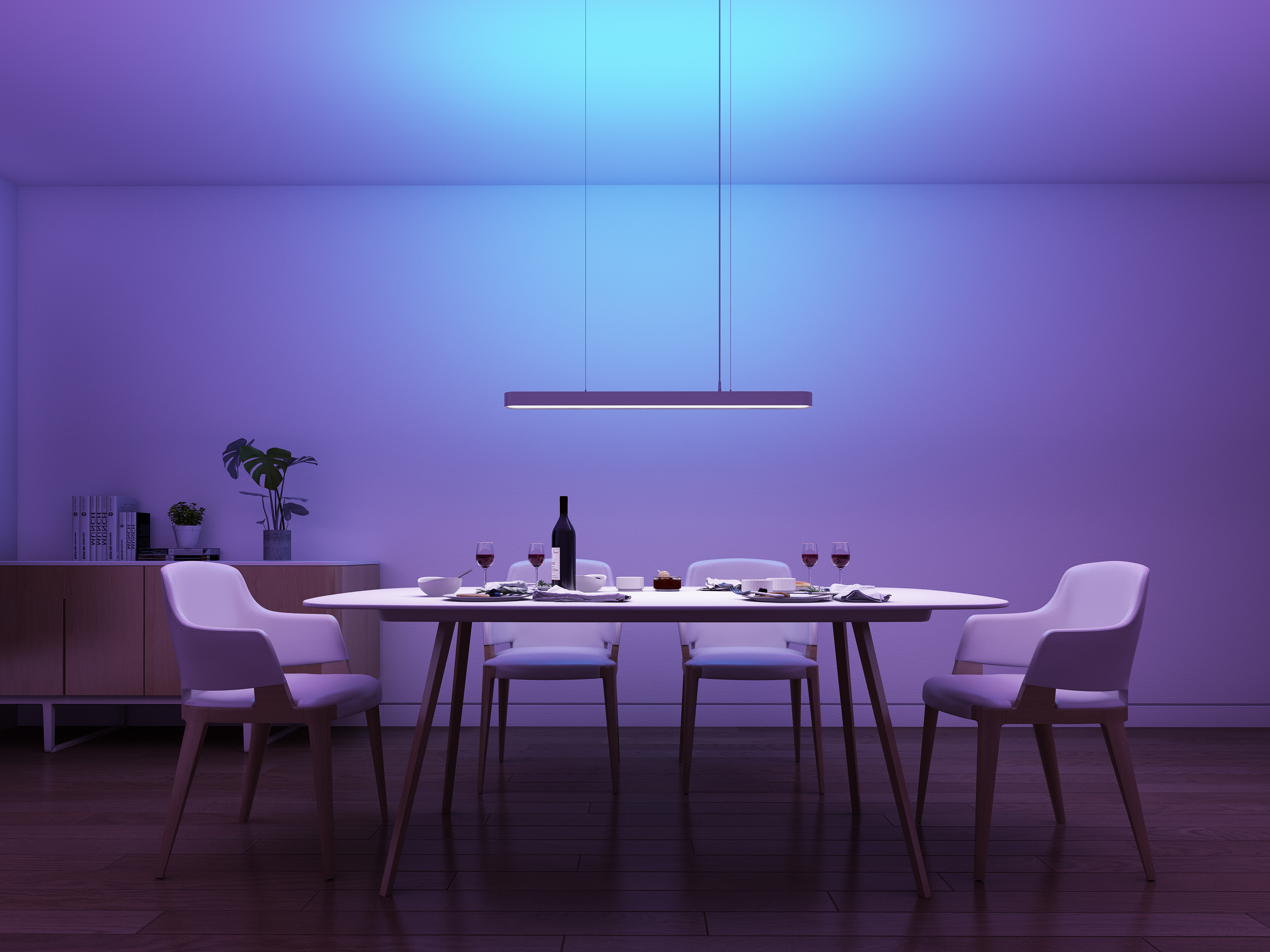 smart led pendant light