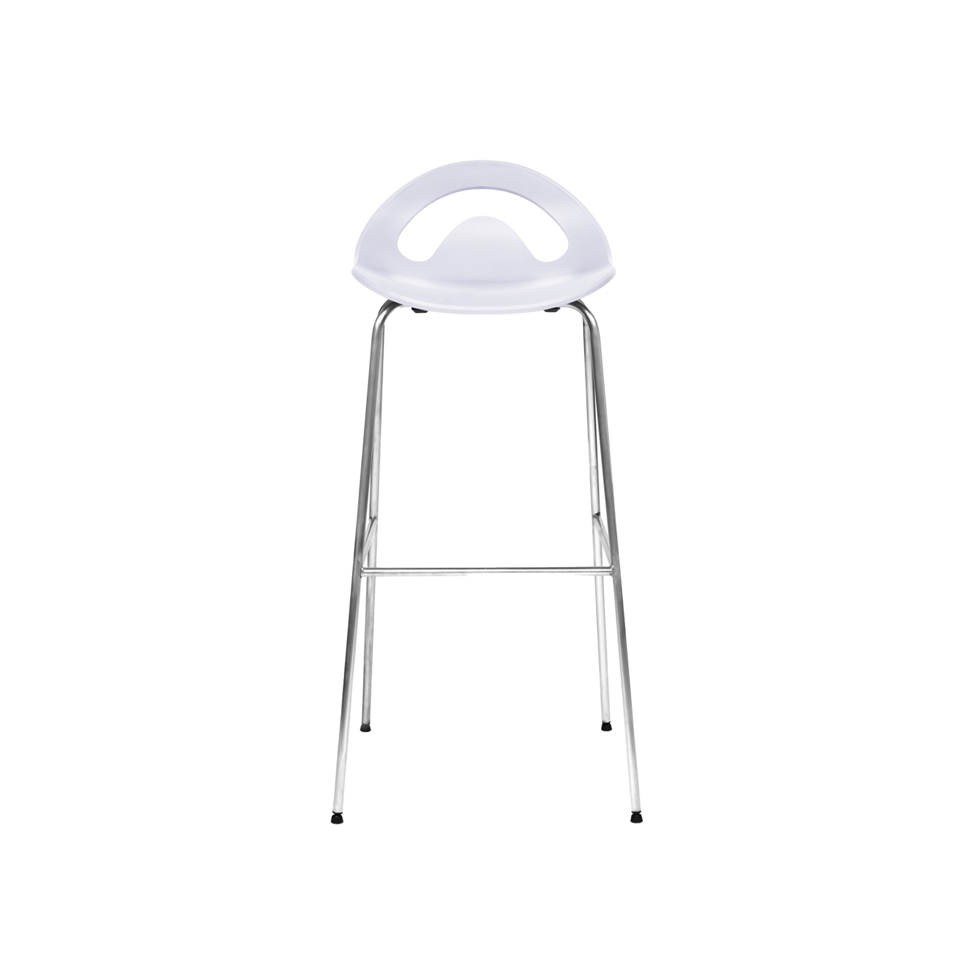 Cocktail High Bar Stool - Carrara White