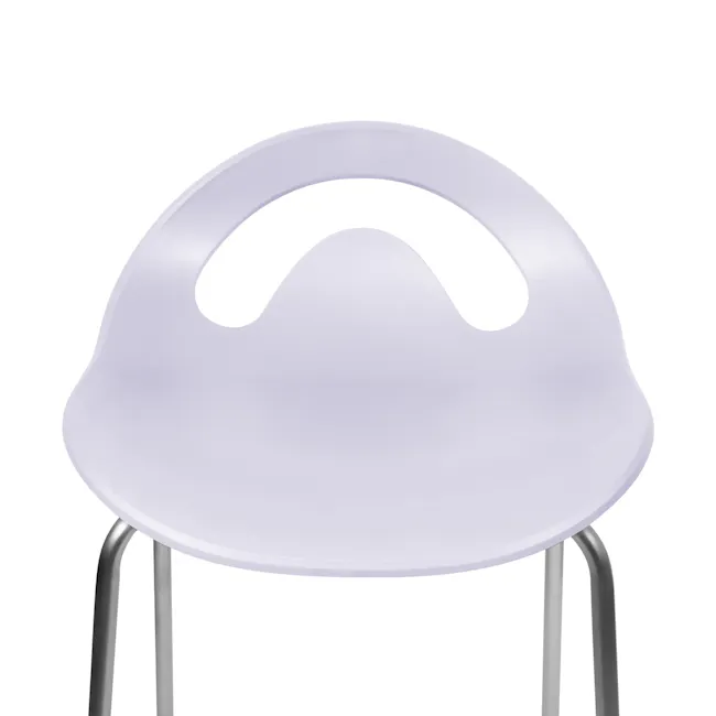 Cocktail High Bar Stool - Carrara White - 4