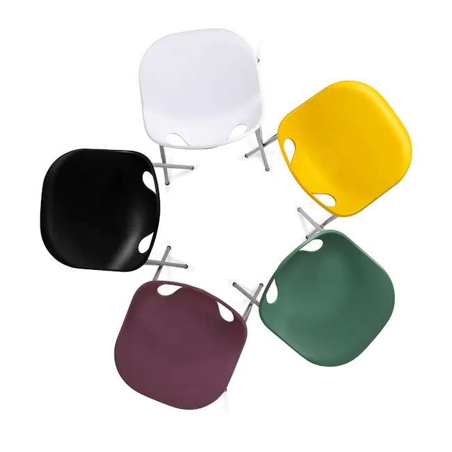 Cocktail High Bar Stool - Carrara White - 3