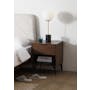 Bert Queen Bed in Charcoal with 2 Addison Bedside Tables - 6