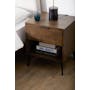 Bert Queen Bed in Charcoal with 2 Addison Bedside Tables - 7