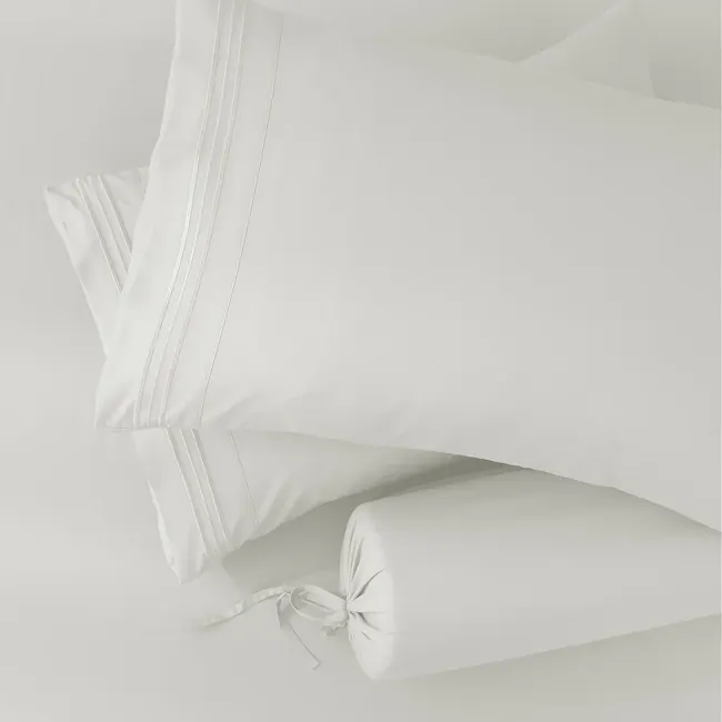 Robinsons Silky Soft Embroidered Microfibre Fitted Sheet Set Core Collection - Ivory (2 Sizes) - 4