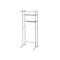HEIAN Adjustable Laundry Rack with Shelf (HSR-5BK)