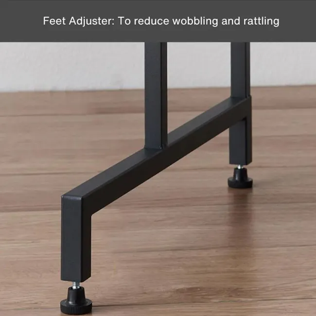HEIAN Adjustable Laundry Rack with Shelf (HSR-5BK) - 3