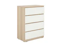 Veda 4 Drawer Chest - White Oak