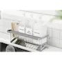 ESSENTIALS Sink Storage Sponge Rack Shelf 30cm - Silver - 7