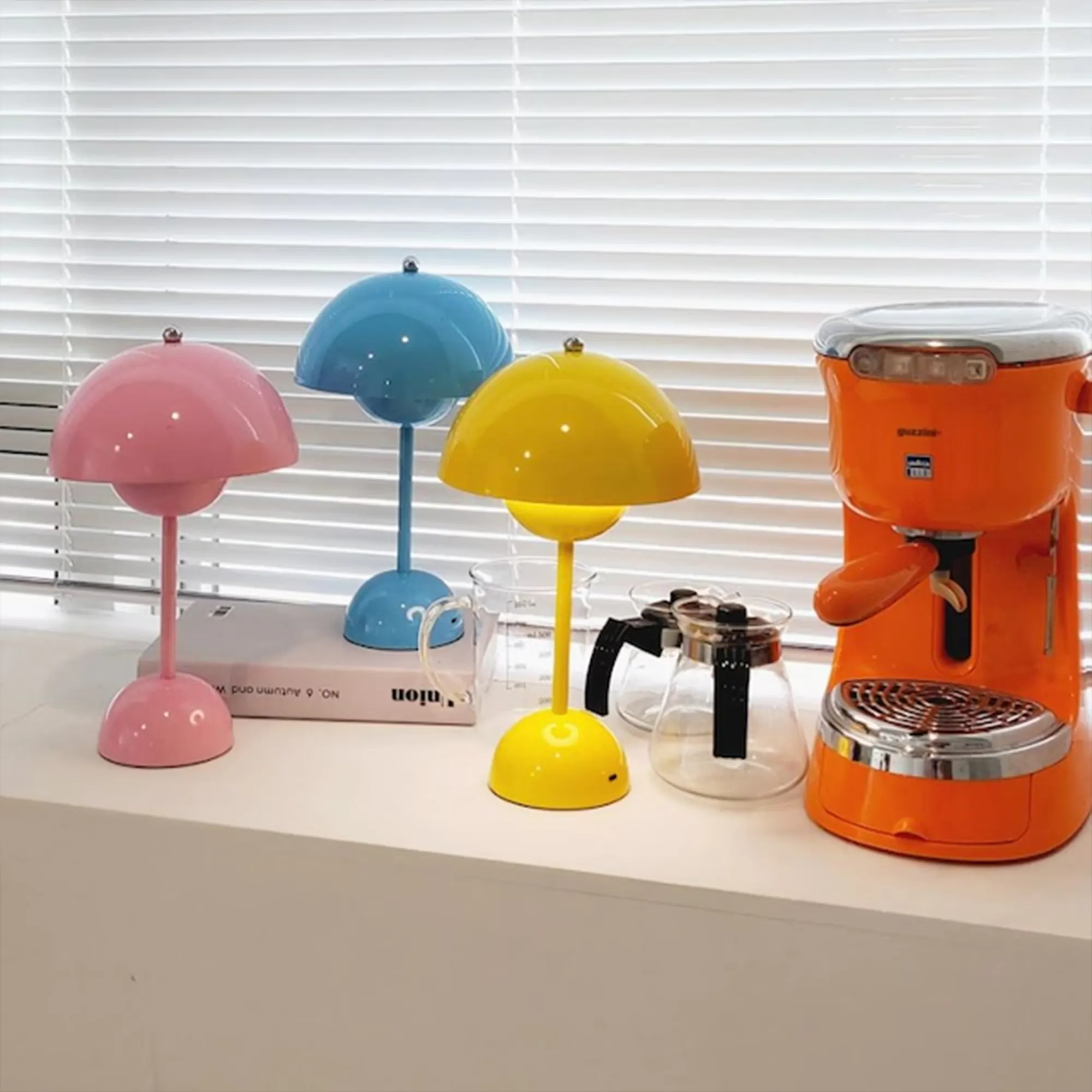 Lena LED Table Lamp - Sand Grey - 9