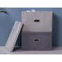 Leonard Fabric Storage Box - Light Grey - Medium - 3