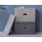 Leonard Fabric Storage Box - Light Grey - Medium - 4