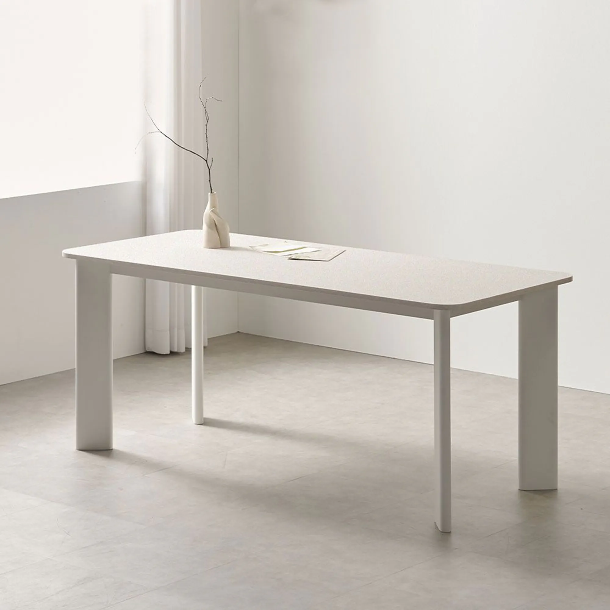 (As-is) Strala Dining Table 1.6m - 9