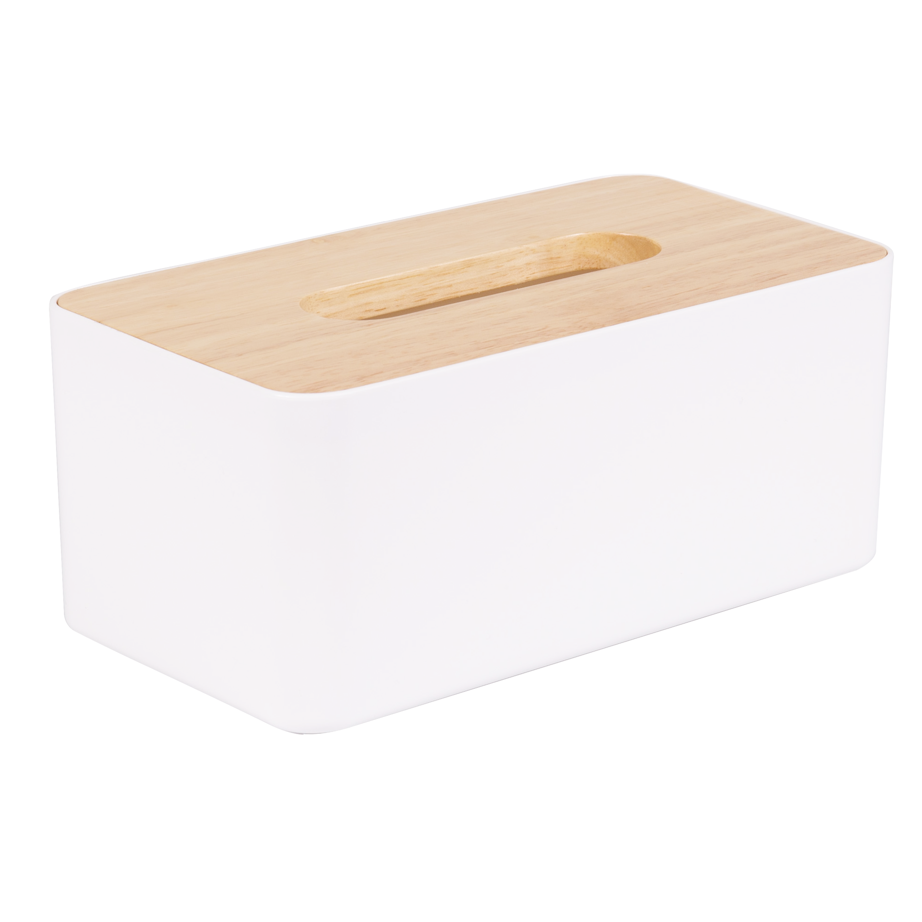 wooden tissue holder