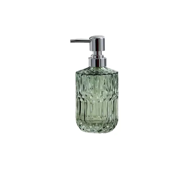 Teren Glass Soap Dispenser - Green - 1