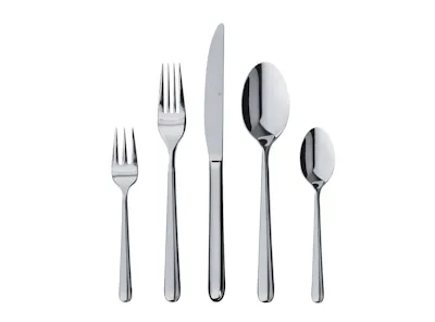 Charles Millen Signature Collection OPERA 20pc Cutlery Set in Gift Box - Silver Grey