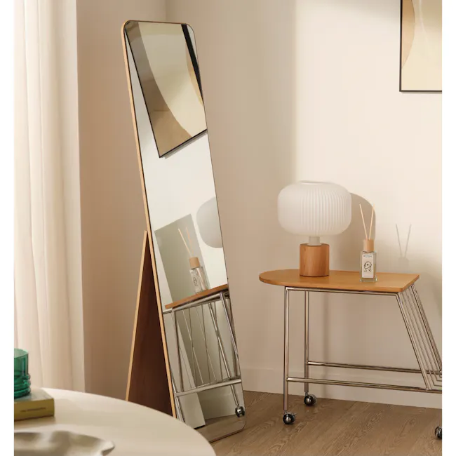 Lessie Standing Mirror - Oak (2 Sizes) - 2