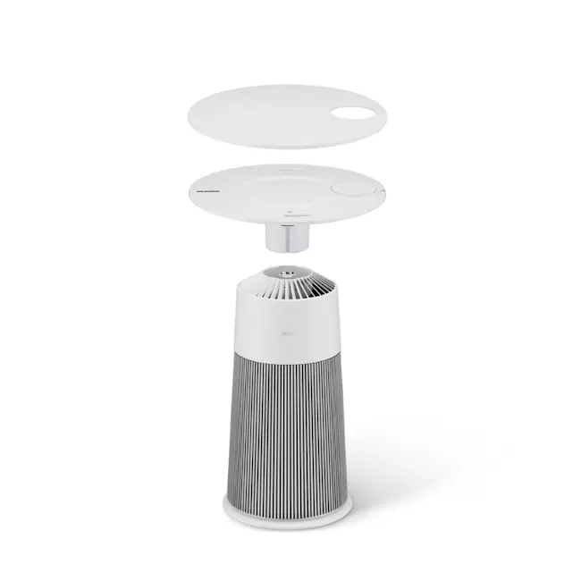 LG Puricare™ Aerofurniture - Cream White - 8 - eco-friendly, modern, compact, wireless, smart air purification, diffuser