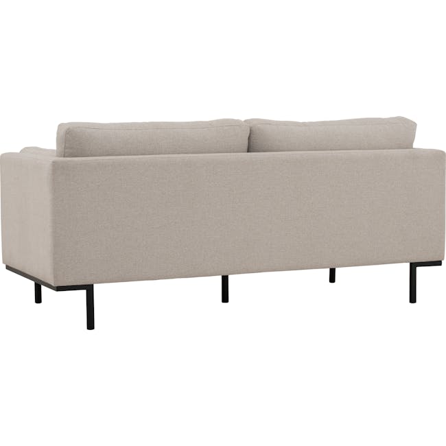 Ethan 3 Seater Sofa - White - 4