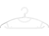 Henri Plastic Hanger (Set of 10) - White