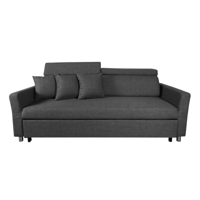 Bowen 3 Seater Sofa Bed Grey