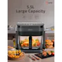Mayer 5.5L Digital Glass Air Fryer MMGAF539D-DG (Dark Grey) - 7