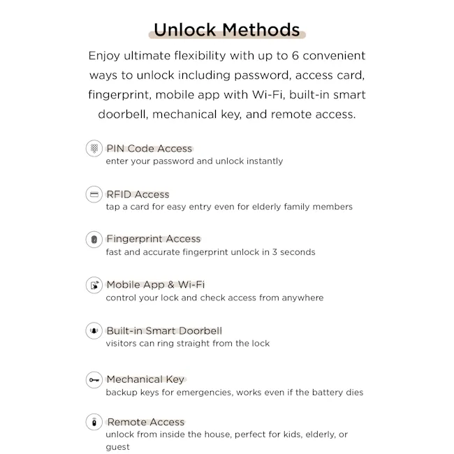 Eazea AXIS Edge Smart Door Lock + AXIS-G Smart Gate Digital Lock Bundle - 5