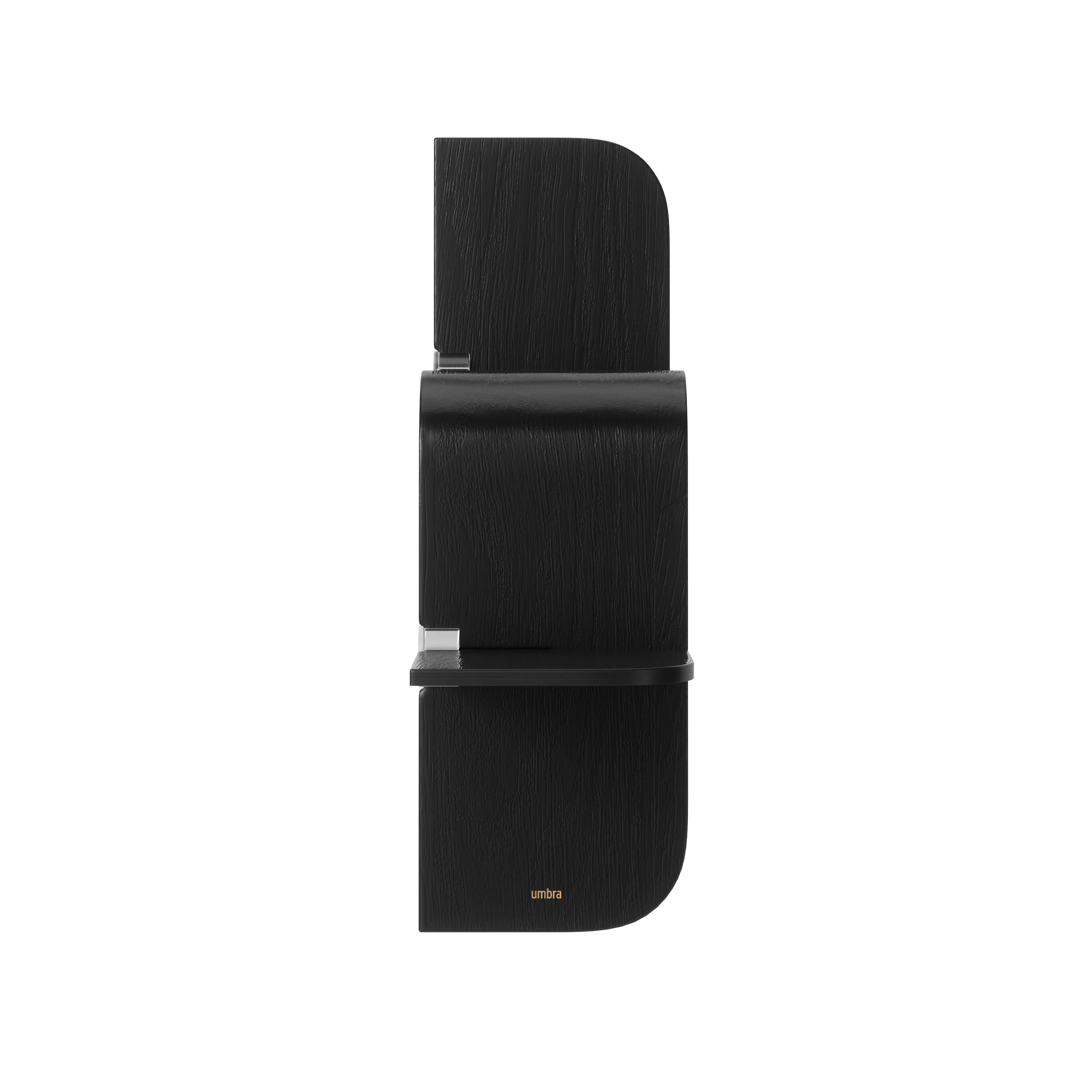 Montage Shelf - Black - 16 - black, matte, textured, sleek, elegant, sophisticated, minimalist, modern, contemporary