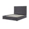 Isabelle Queen Low Storage Bed - Hailstorm (Fabric) - 4