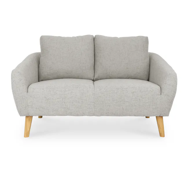 Hana 2 Seater Sofa with Hana Armchair - Sand - 12