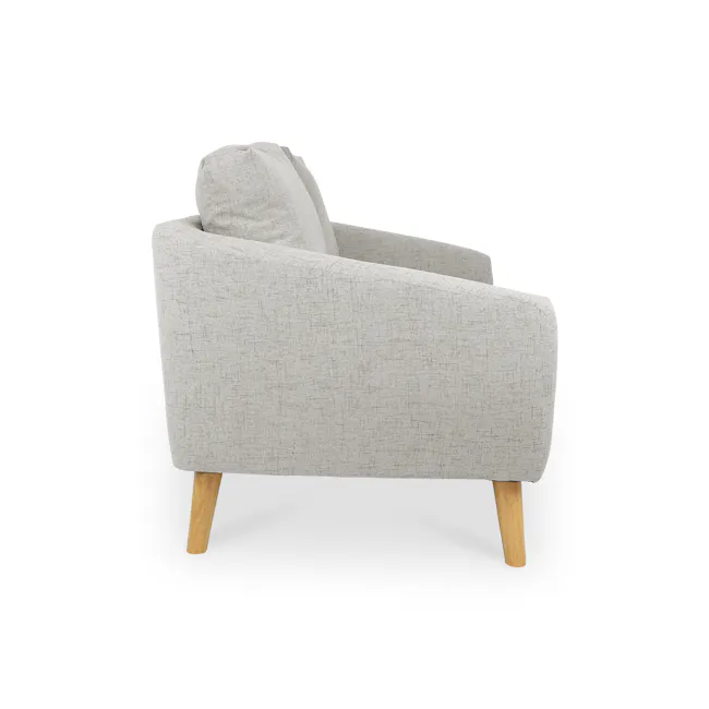 Hana 2 Seater Sofa with Hana Armchair - Sand - 7