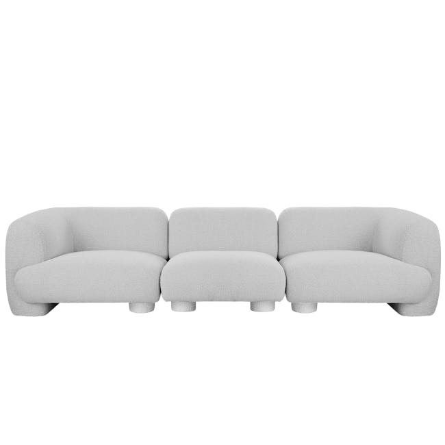Evelyn 3 Seater Sofa - Grey - 13