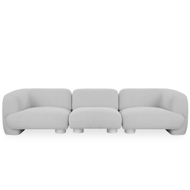 Evelyn 3 Seater Sofa - Grey - 21