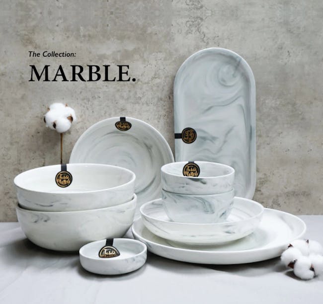 Table Matters Marble 4 Inch Saucer - 2