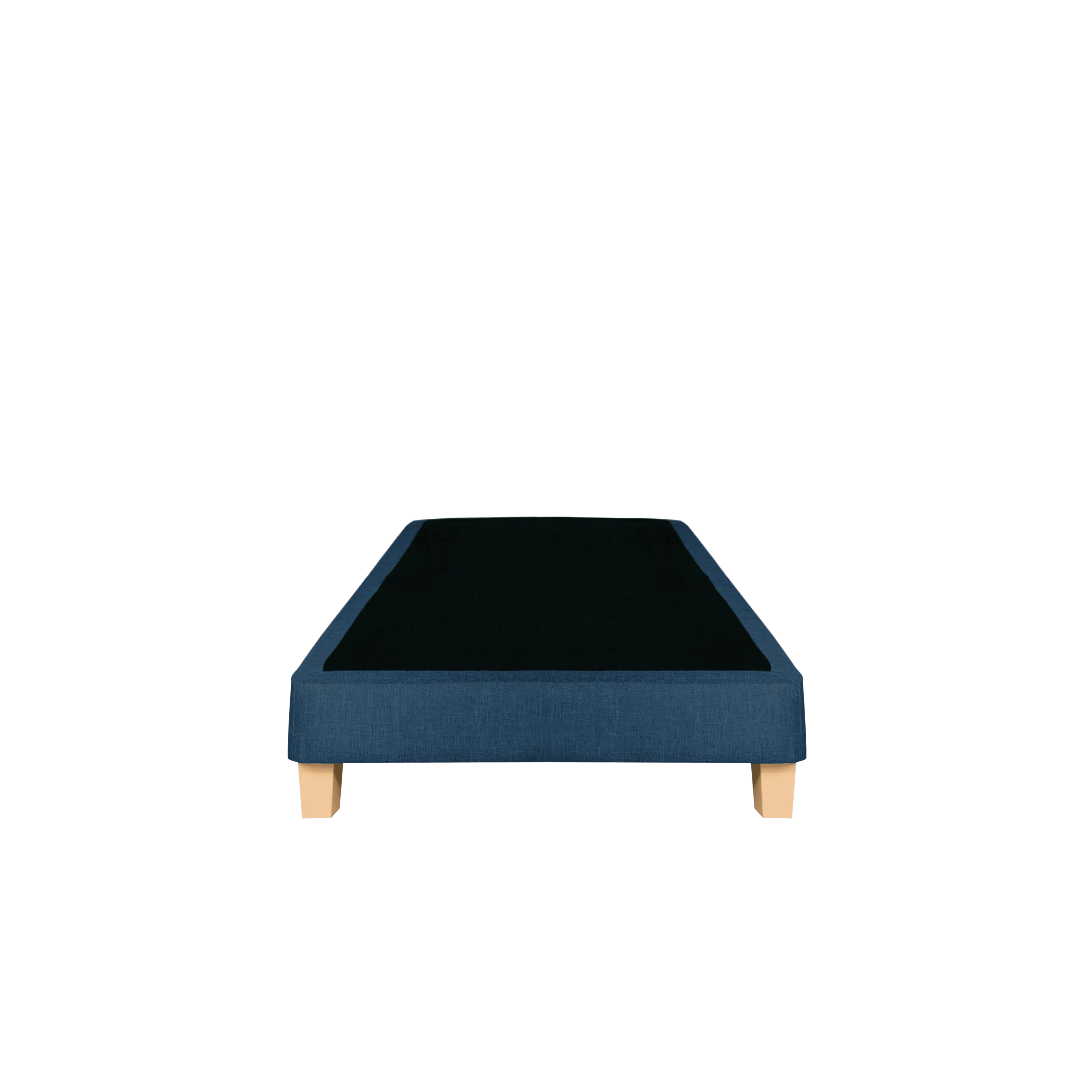 Essentials Single Divan Bed Denim Fabric Beds By Hipvan Hipvan
