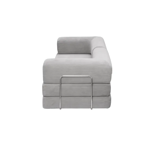 Eddie 3 Seater Sofa - Light Grey - 10