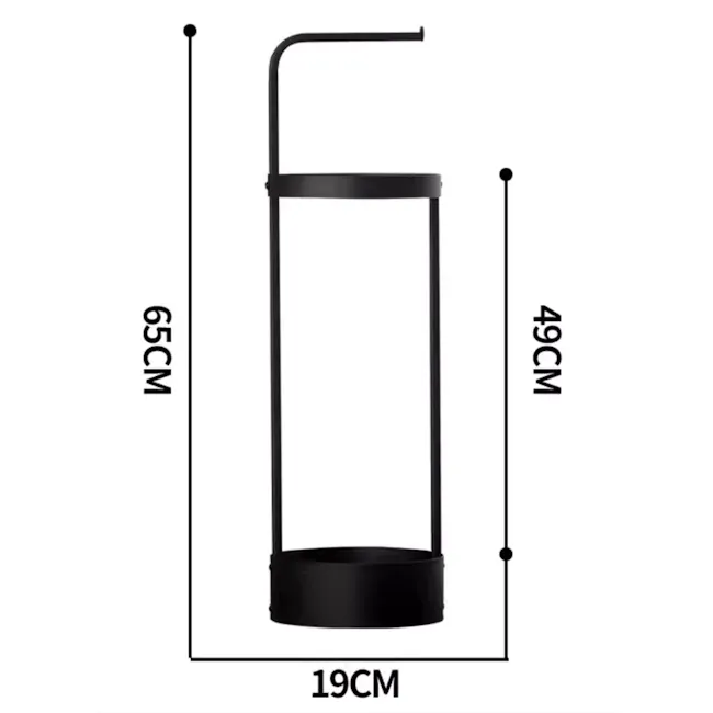 Brooklyn Umbrella Stand - Black - 8