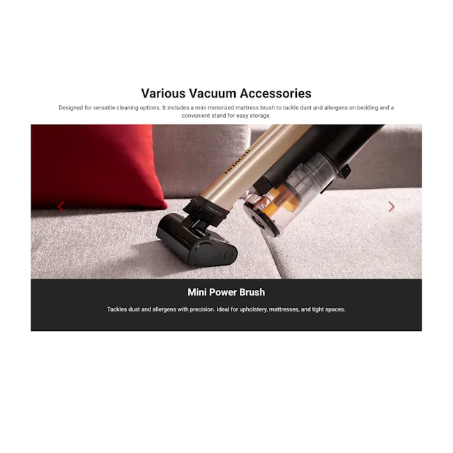 Cordless Wet and Dry Stick Vacuum Cleaner - PV-XHW4P - 23