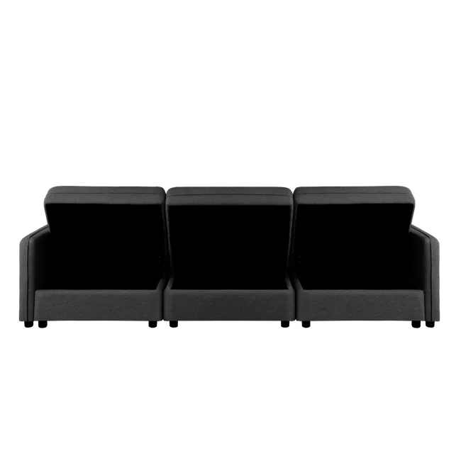 Cameron Right Storage Arm Unit - Orion (Fabric) - 20 - Modern minimalist sofa, sleek design, comfortable seating