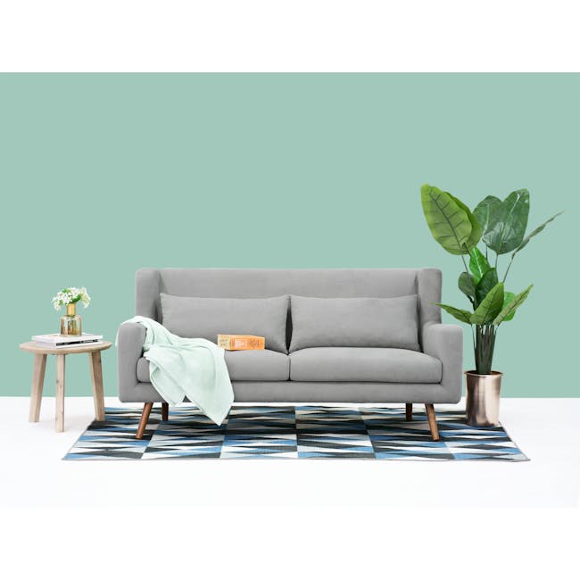 Luke 3 Seater Sofa - Onyx Grey - 4